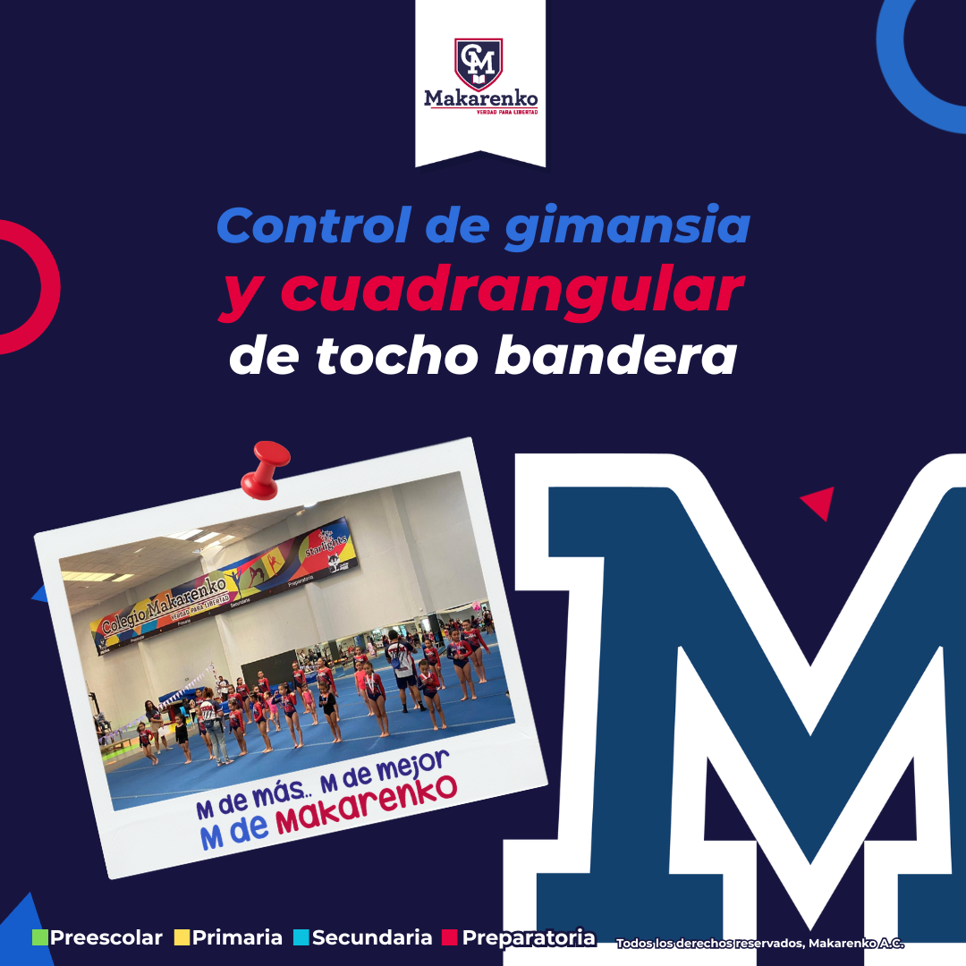 Control de Gimnasia y Cuadrangular de Tochito Bandera