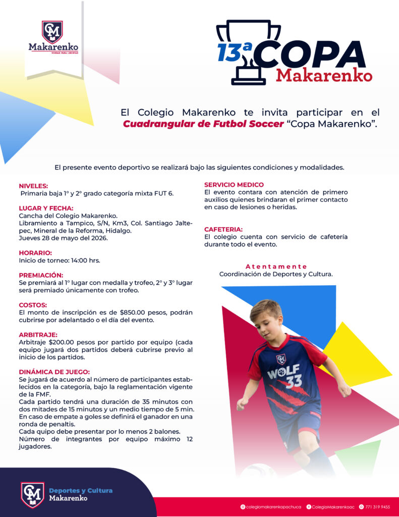 Convocatoria_Futbol Primaria Baja Externos